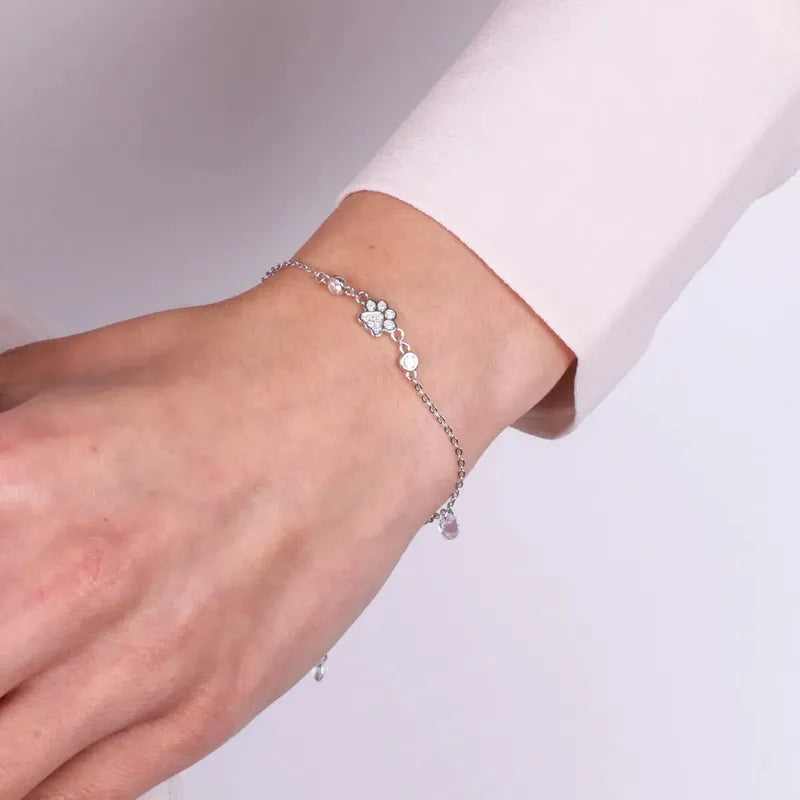 Bracciale in Argento 925 con piccola zampa