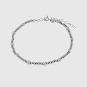 Bracciale in Argento 925 con pepite martellate