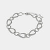 Bracciale in Argento 925 con catene impreziosite da zirconi