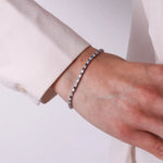Bracciale in Argento 925 con zirconi blu e trasparenti BYSIMON - gioiello BySimon