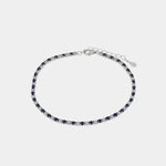 Bracciale in Argento 925 con zirconi blu e trasparenti BYSIMON - gioiello BySimon