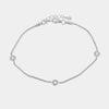 Bracciale in Argento 925  con zirconi bianchi