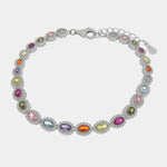 Bracciale in Argento 925 con zirconi multicolor BYSIMON - gioiello BySimon
