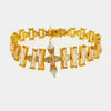 Bracciale in Argento 925 con zirconi champagne