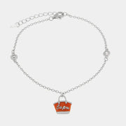 Bracciale in Argento 925 con borsetta rossa