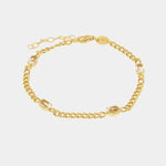 Bracciale in Argento 925 a catena con cristalli Collezione Armonia - BYSIMON gioielli