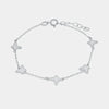 Bracciale in Argento 925 con ciondoli farfalla