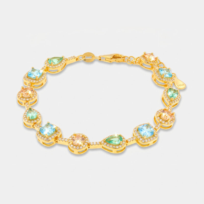Bracciale in Argento 925 tennis con zirconi - BYSIMON gioielli