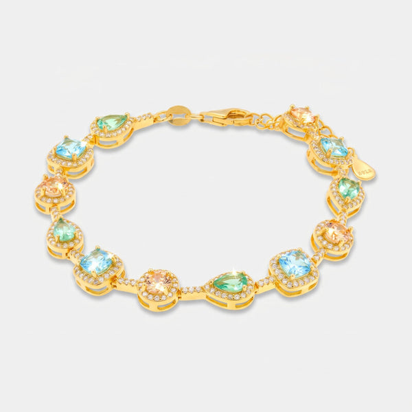 Bracciale in Argento 925 tennis con zirconi - BYSIMON gioielli