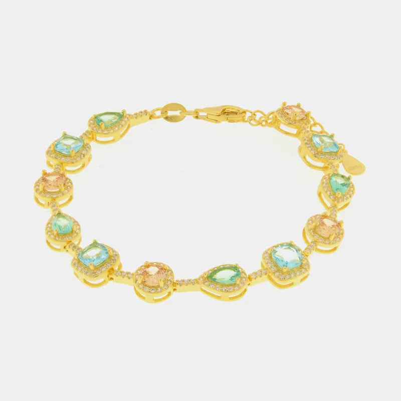 Bracciale in Argento 925 tennis con zirconi