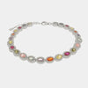 Bracciale in Argento 925 tennis con zirconi multicolor