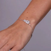 Bracciale in Argento 925 con quadrifigli