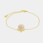 Bracciale in Argento 925 con pietra rosa SIMEONE - gioiello BySimon