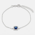 Bracciale in Argento 925 zircone blu - BYSIMON gioielli
