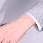 Bracciale in Argento 925 con perle