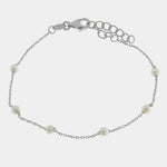 Bracciale in Argento 925 con perle - BYSIMON gioielli