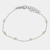 Bracciale in Argento 925 con perle