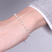 Bracciale in Argento 925 con perle