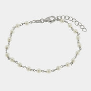 Bracciale in Argento 925 con perle