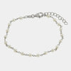 Bracciale in Argento 925 con perle