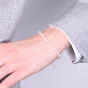 Bracciale in Argento 925 con perle