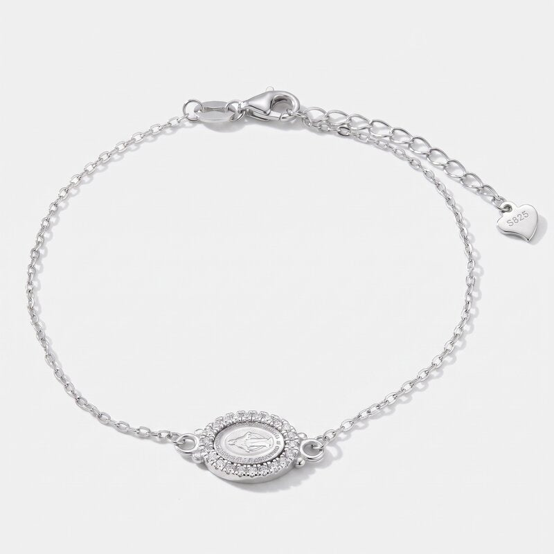 Bracciale in Argento 925 con madonna - BYSIMON gioielli