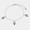 Bracciale in Argento 925 con campanelle pendenti