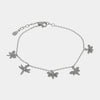 Bracciale in Argento 925 con libellule pendenti