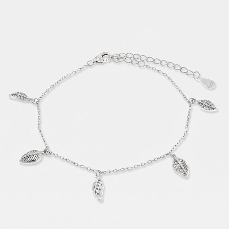 Bracciale in Argento 925 con foglie - BYSIMON gioielli
