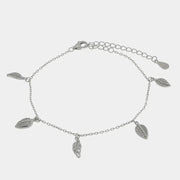 Bracciale in Argento 925 con foglie