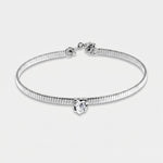 Bracciale in Argento 925 con cristallo centrale - BYSIMON gioielli