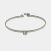 Bracciale in Argento 925 con cristallo centrale