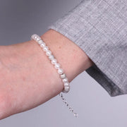 Bracciale in Argento 925 con perle e cristalli