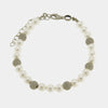 Bracciale in Argento 925 con perle e cristalli