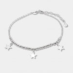Bracciale in Argento 925 stelle pendenti Collezione Hanoi - BYSIMON gioielli