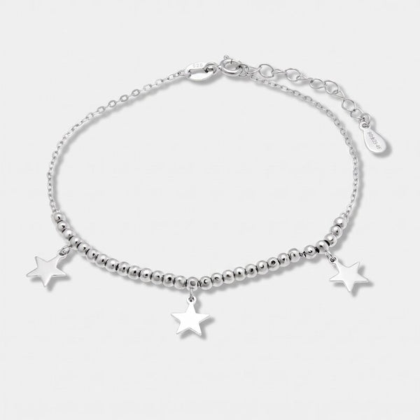 Bracciale in Argento 925 stelle pendenti Collezione Hanoi - BYSIMON gioielli