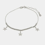 Bracciale in Argento 925 stelle pendenti Collezione Hanoi - BYSIMON gioielli