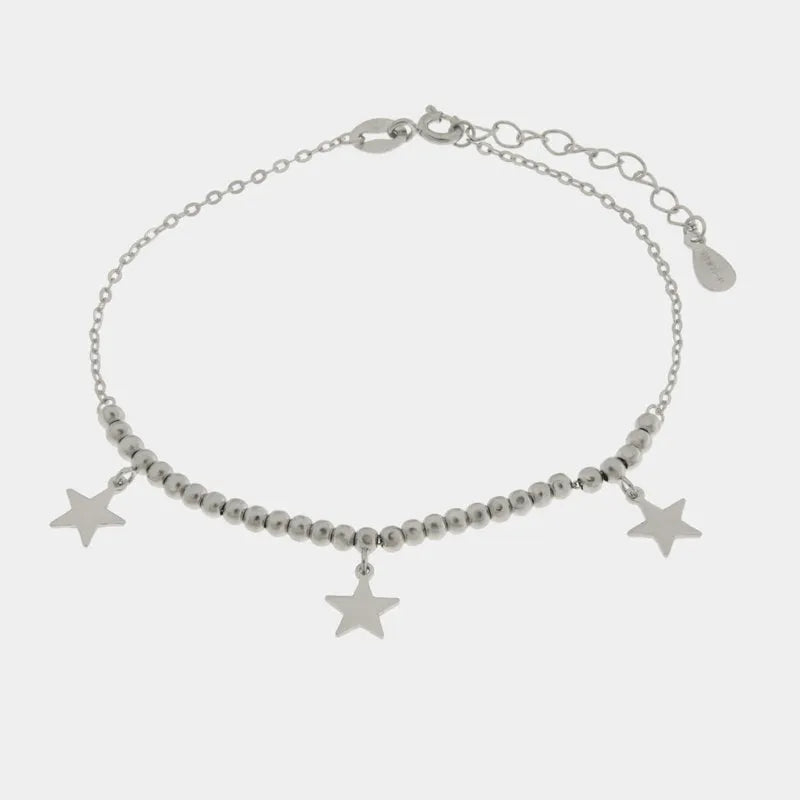 Bracciale in Argento 925 stelle pendenti Collezione Hanoi - BYSIMON gioielli