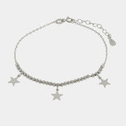 Bracciale in Argento 925 stelle pendenti