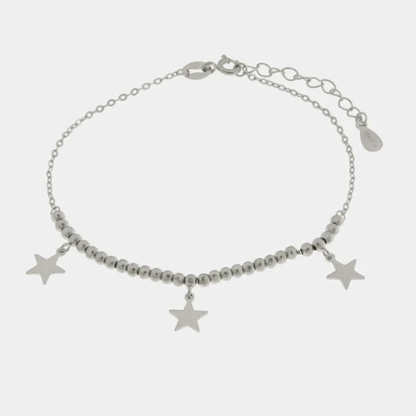 Bracciale in Argento 925 stelle pendenti Collezione Hanoi - BYSIMON gioielli