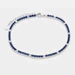 Bracciale in Argento 925 tennis blu - BYSIMON gioielli