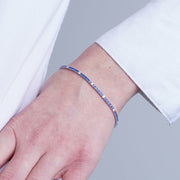 Bracciale in Argento 925 tennis blu