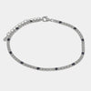 Bracciale in Argento 925 tennis con zirconi trasparenti e blu