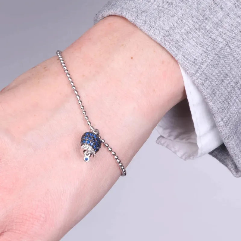 Bracciale in Argento 925 con campanella