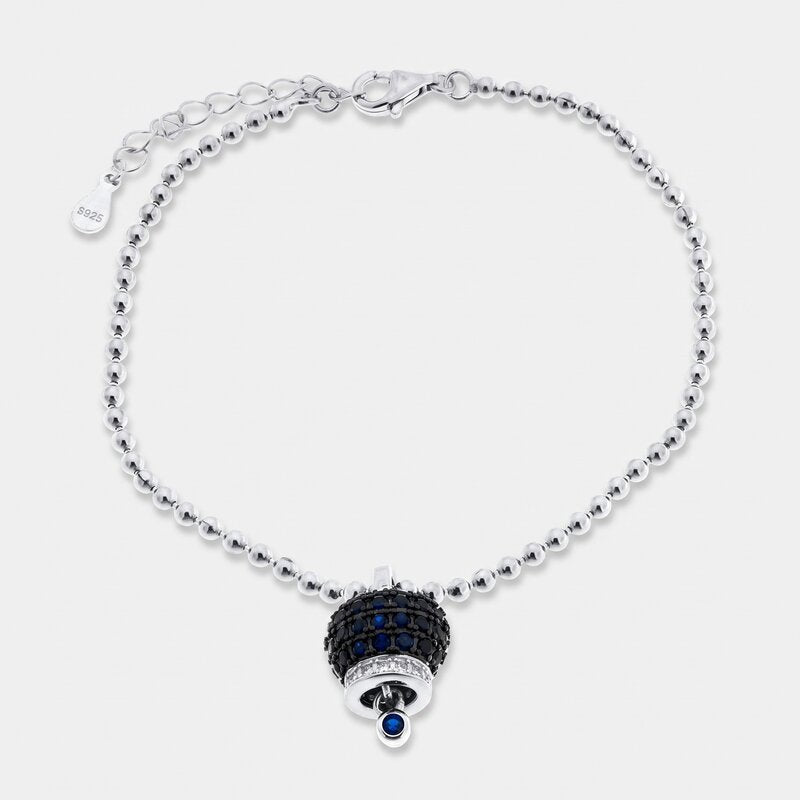 Bracciale in Argento 925 con campanella