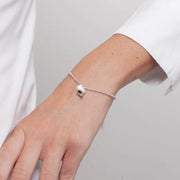 Bracciale in Argento 925 campanella bianca Capri
