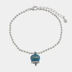 Bracciale in Argento 925 campanella turchese Capri - BYSIMON gioielli
