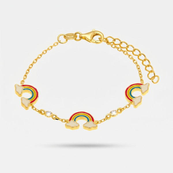 Bracciale in Argento 925 arcobaleno - BYSIMON gioielli
