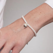 Bracciale in Argento 925 campanella Capri zirconata e perle