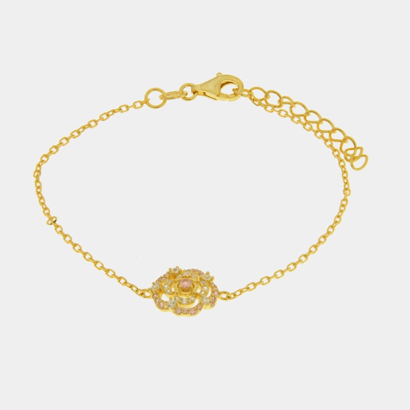 Bracciale in Argento 925 fiore - BYSIMON gioielli